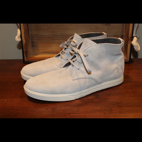 Under Armour Coast Suede Hi Top Shoes Size 12 - Picture 3 of 6